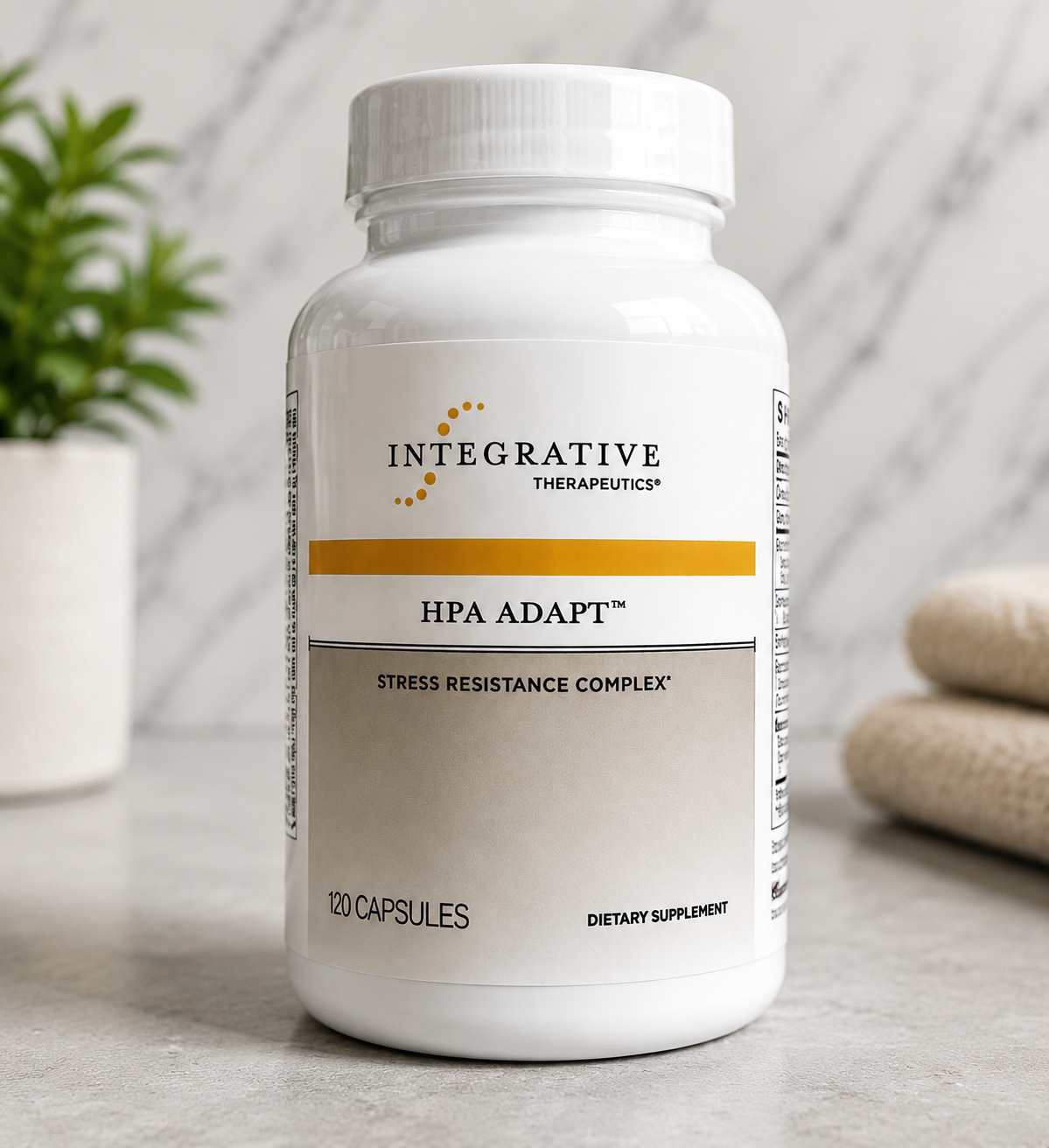 Integrative Therapeutics HPA Adapt Stress Resistance Complex – 120 Capsules Dietary Supplement