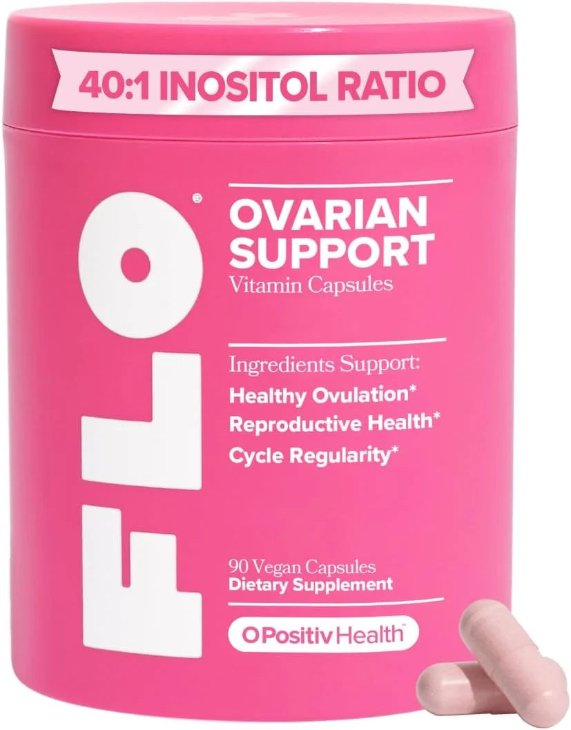 FLO Ovarian for Cycle Regularity โ Myo & D-Chiro Inositol | 30-Day Supply