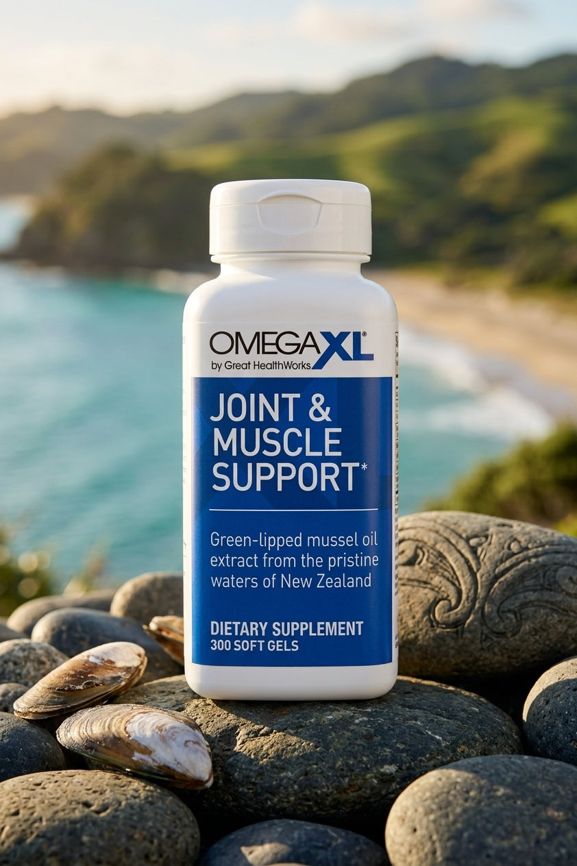 **OmegaXL Joint & Muscle Support – Green-Lipped Mussel Oil Extract, 300 Soft Gels****OmegaXL Joint & Muscle Support – Green-Lipped Mussel Oil Extract, 300 Soft Gels****OmegaXL Joint & Muscle Support – Green-Lipped Mussel Oil Extract, 300 Soft Gels**
