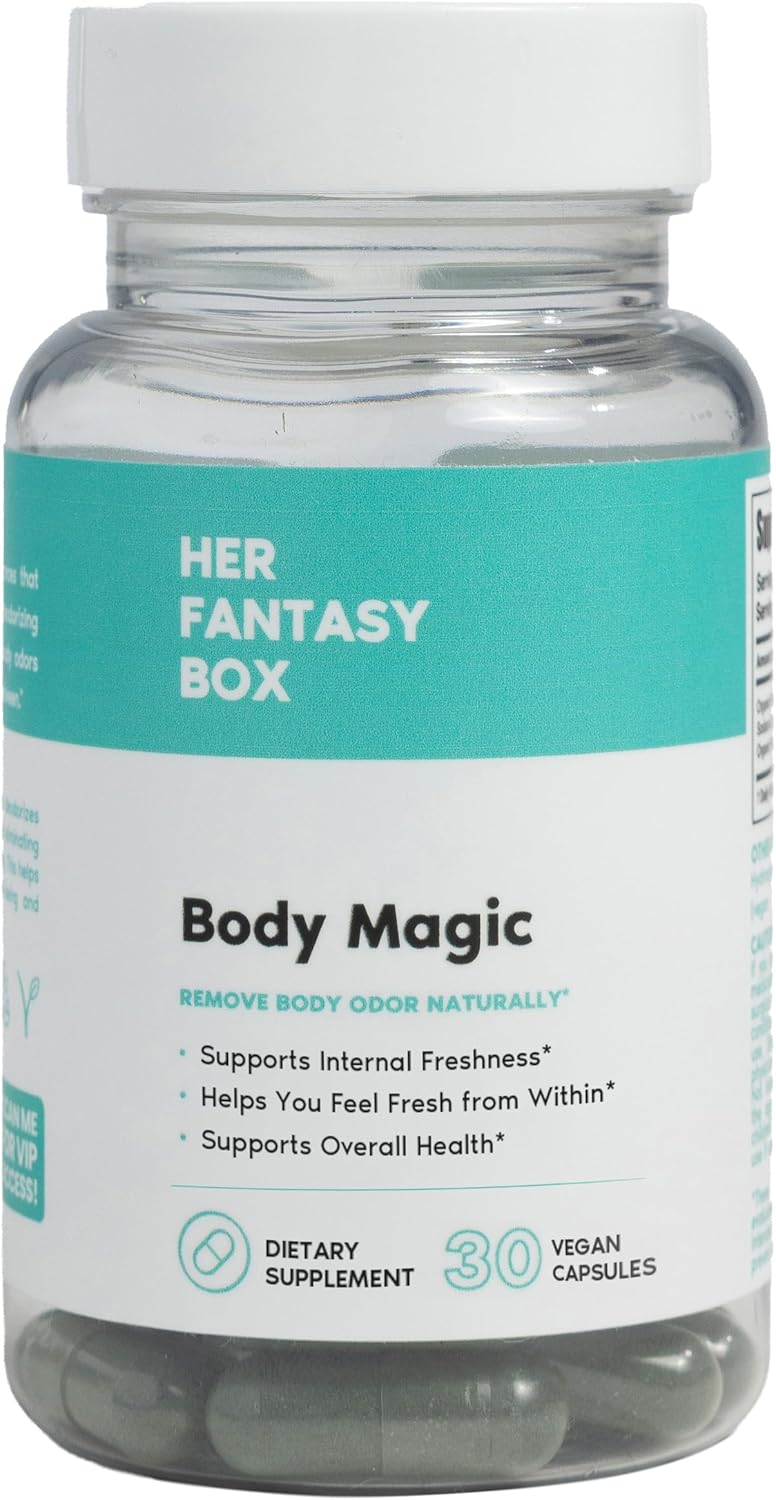 Her Fantasy Box Body Magic Chlorophyll Capsules ā 30 Vegan Capsules