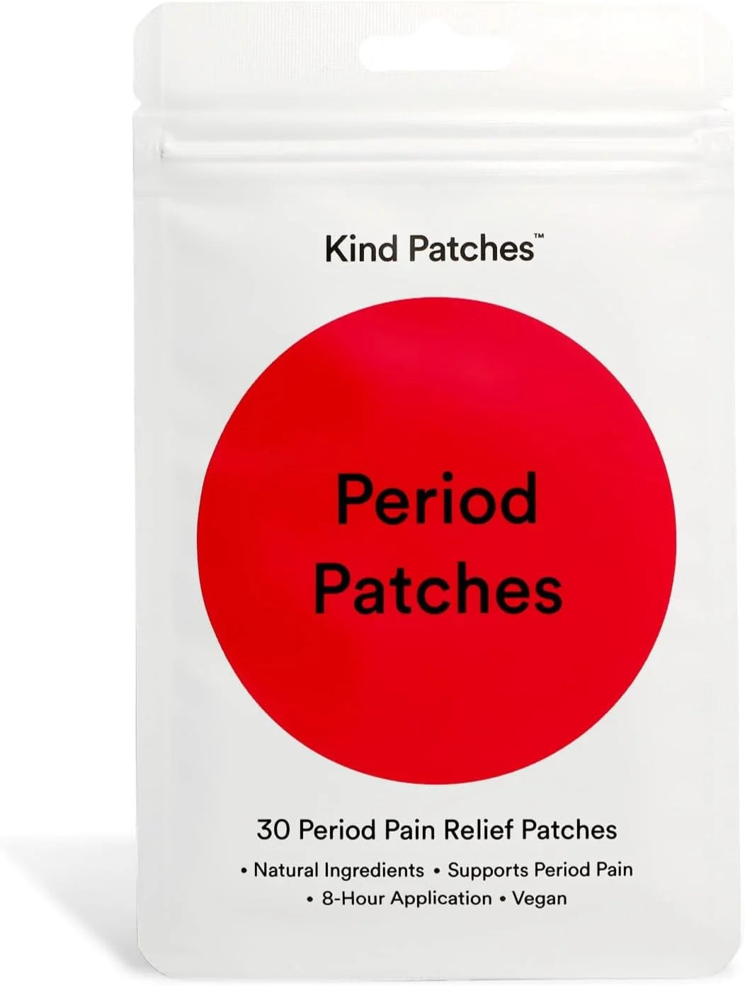 Kind Patches Period Relief Iron Patches ā 30 Count