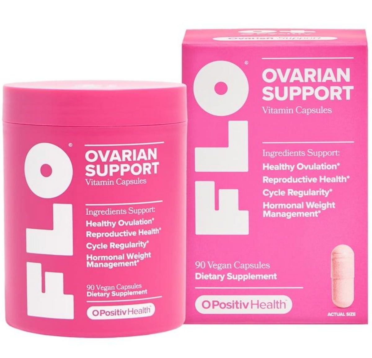 FLO Ovarian for Cycle Regularity โ Myo & D-Chiro Inositol | 30-Day Supply