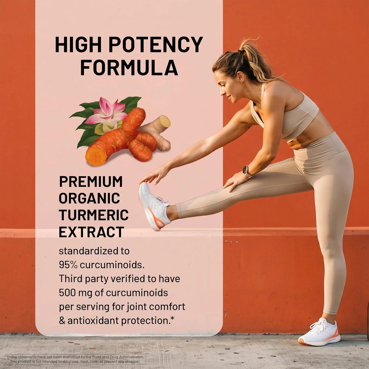 Turmeric Curcumin 2250mg with Black Pepper & Ginger | 180 Vegan Capsules