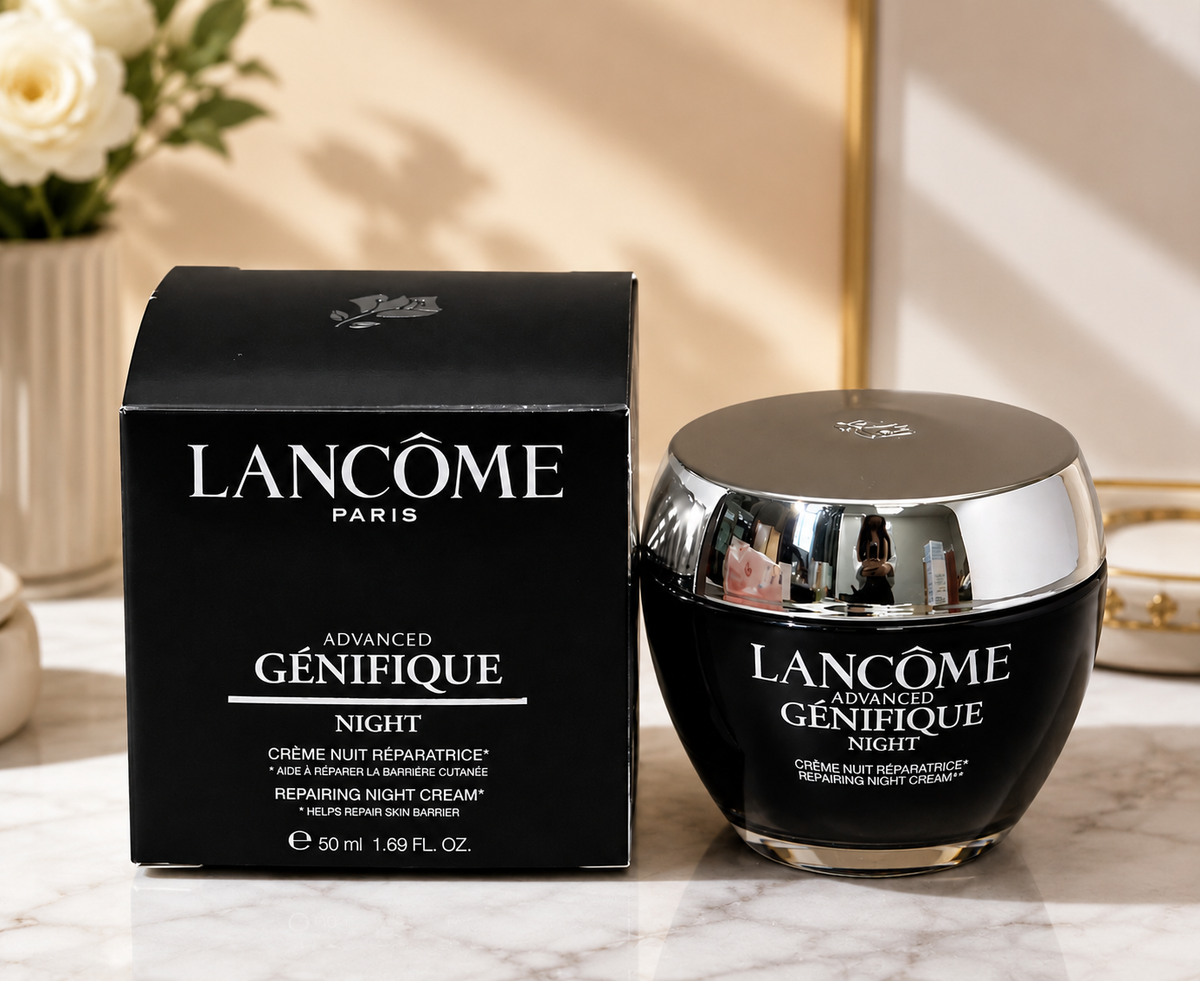 Lancôme Advanced Génifique Night Cream 50ml – Repairing Night Face Cream, Skin Barrier Care, 1.69 Fl Oz