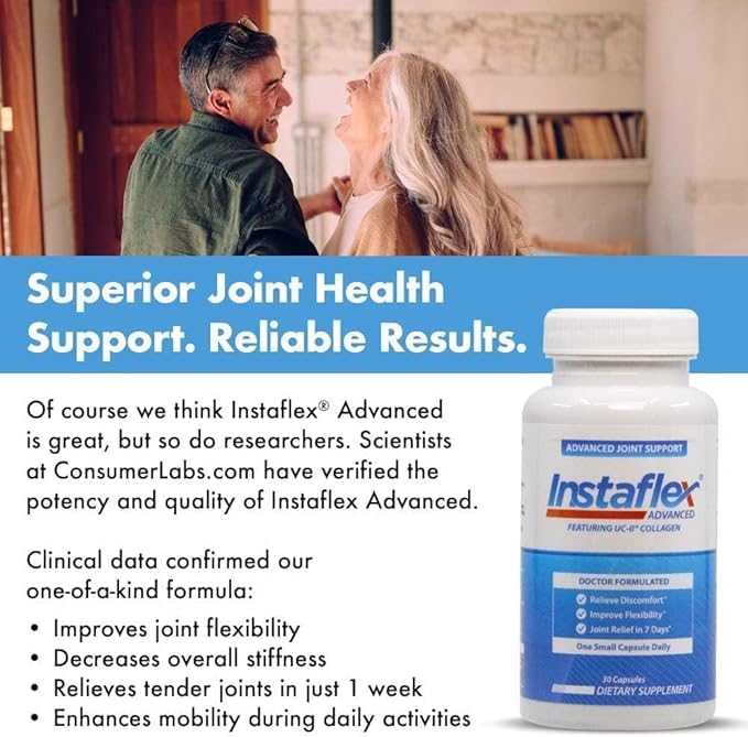 Instaflex Advanced Joint Support, UC-II Collagen, 30 Capsules
