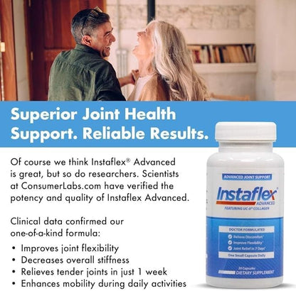 Instaflex Advanced Joint Support, UC-II Collagen, 30 Capsules