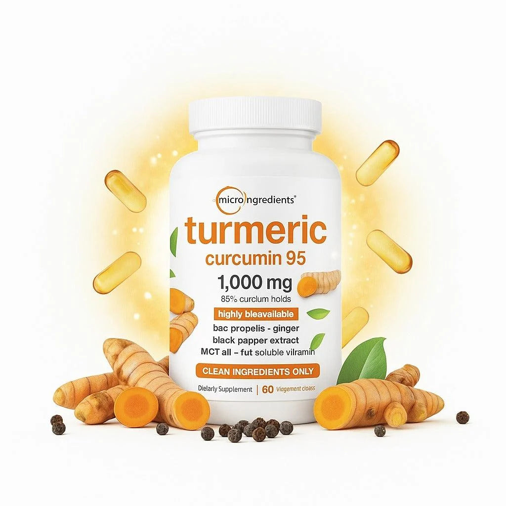 Micro Ingredients Turmeric Curcumin 1000mg, 120 Capsules