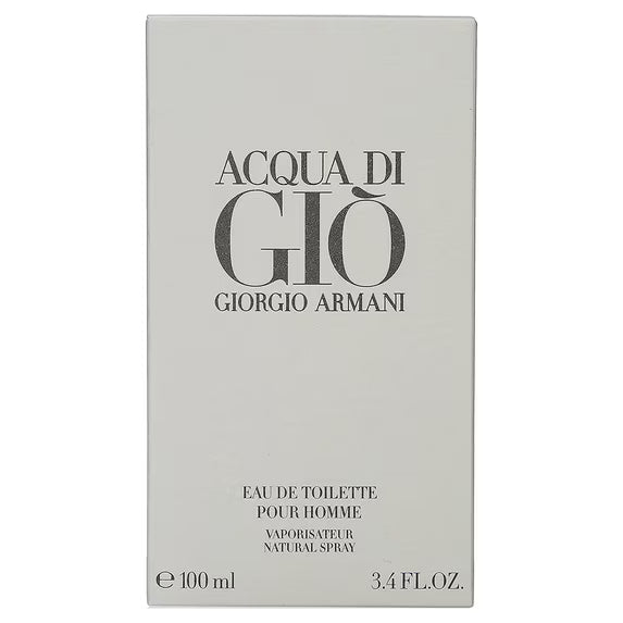 Aqua Acqua Di Gio Eau de Toilette EDT 3.3 - 3.4 by Giorgio Armani Men NEW IN BOX