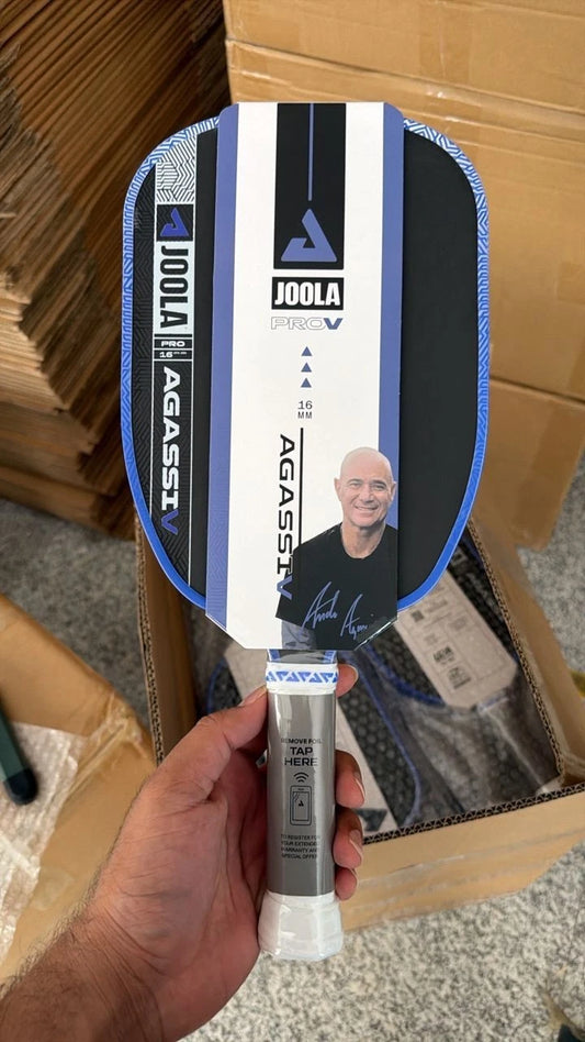JOOLA Agassi Pro V 16mm Pickleball Paddle – Blue