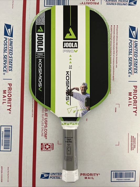 JOOLA Pro V Pickleball Paddle 14mm Raw Carbon Fiber Textured Surface Kosmos NEW