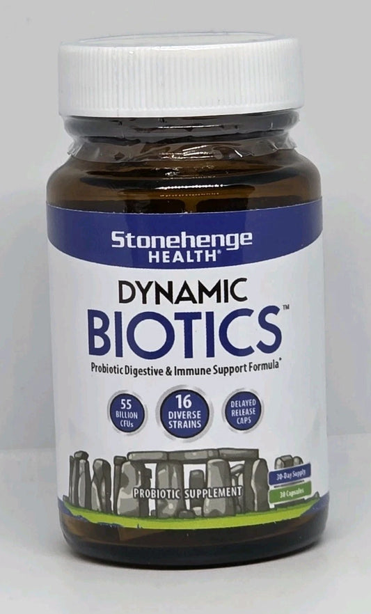 Stonehenge Health Dynamic Biotics 30 Capsules New Sealed